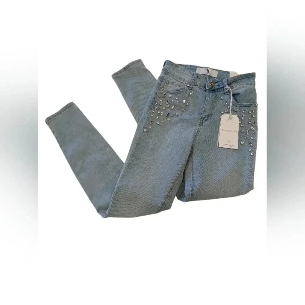 Flying Angel NWT High  Rise Soft Stretch Skinny Jeans Size 3/26